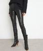 Picture of DAKOTA BLACK IMITATION-LEATHER LEGGINGS